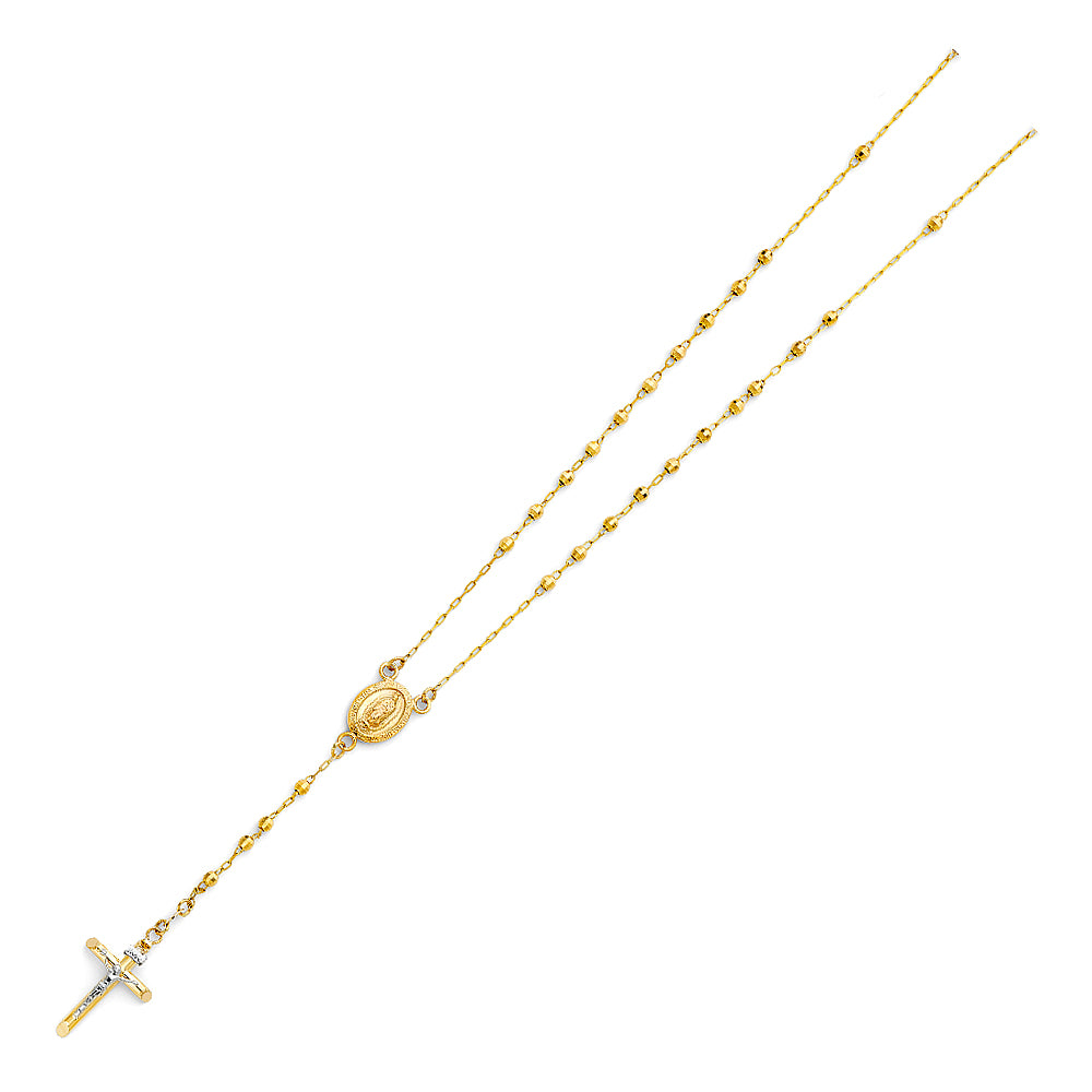 Rosary - 3 mm - 14K GOLD - NK172