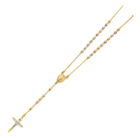 Rosary - 4 mm - 14K GOLD - NK176