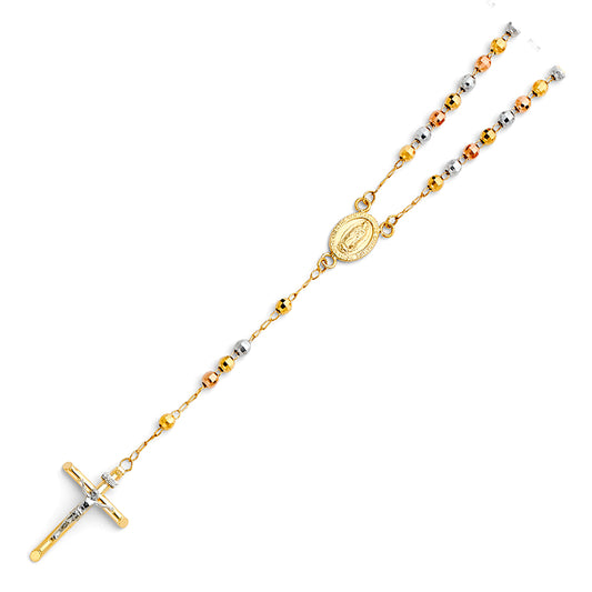 Rosary - 4 mm - 14K GOLD - NK179