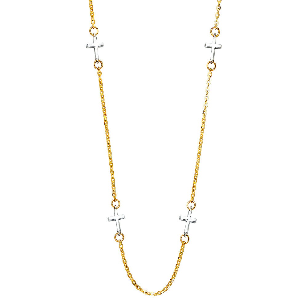 Fancy Necklaces - 14K GOLD - NK215