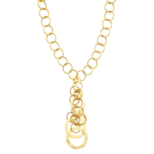Fancy Necklace  - 14K GOLD - NK30