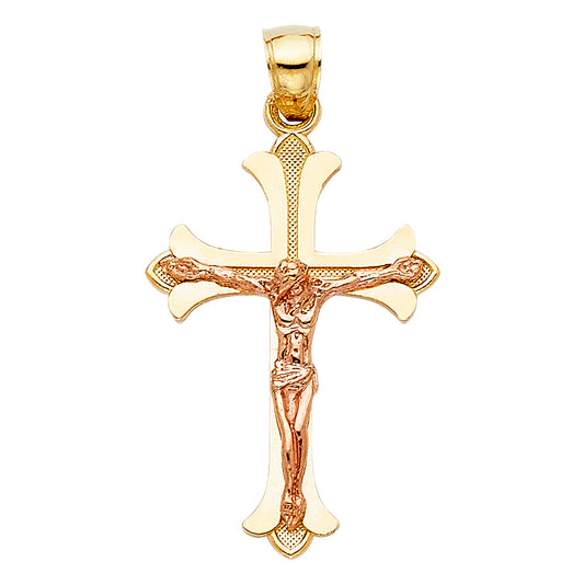 Crucifix Pendants - 14K GOLD - PT1003