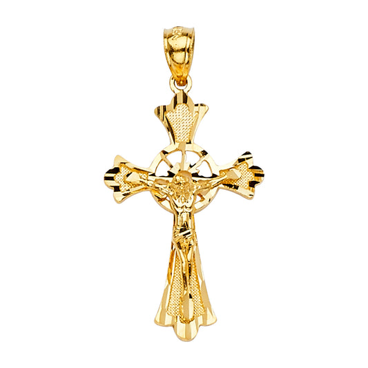 Crucifix Pendants - 14K GOLD - PT1004