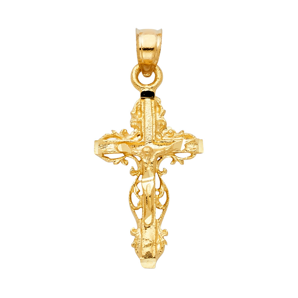 Crucifix Pendants - 14K GOLD - PT1005