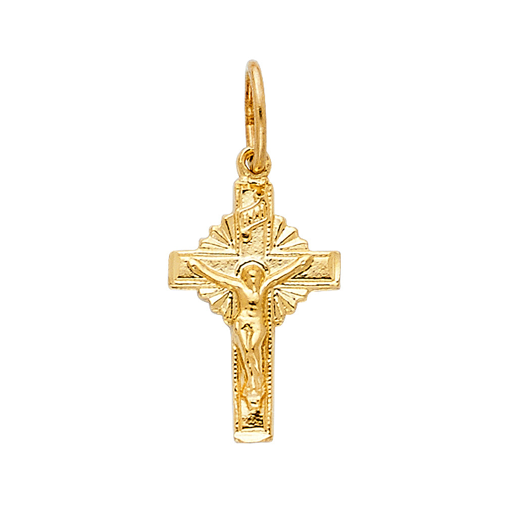 Crucifix Pendants - 14K GOLD - PT1011