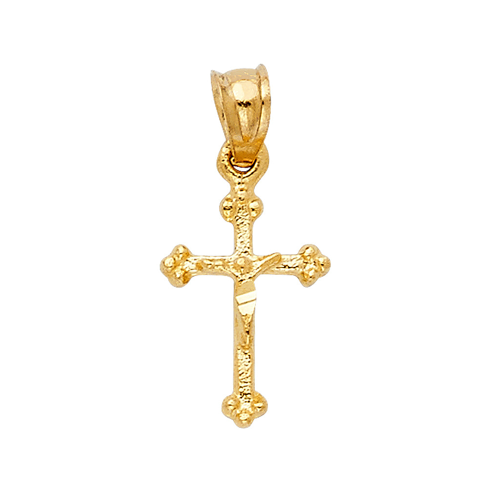 Crucifix Pendants - 14K GOLD - PT1013