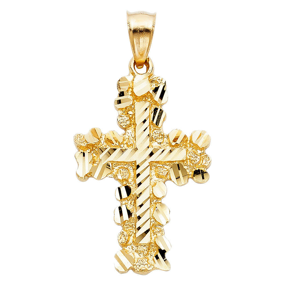 Crucifix Pendants - 14K GOLD - PT1015