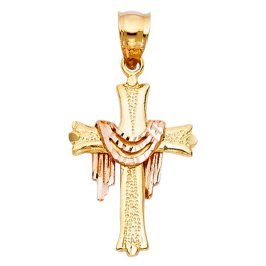 Crucifix Pendants - 14K GOLD - PT1017