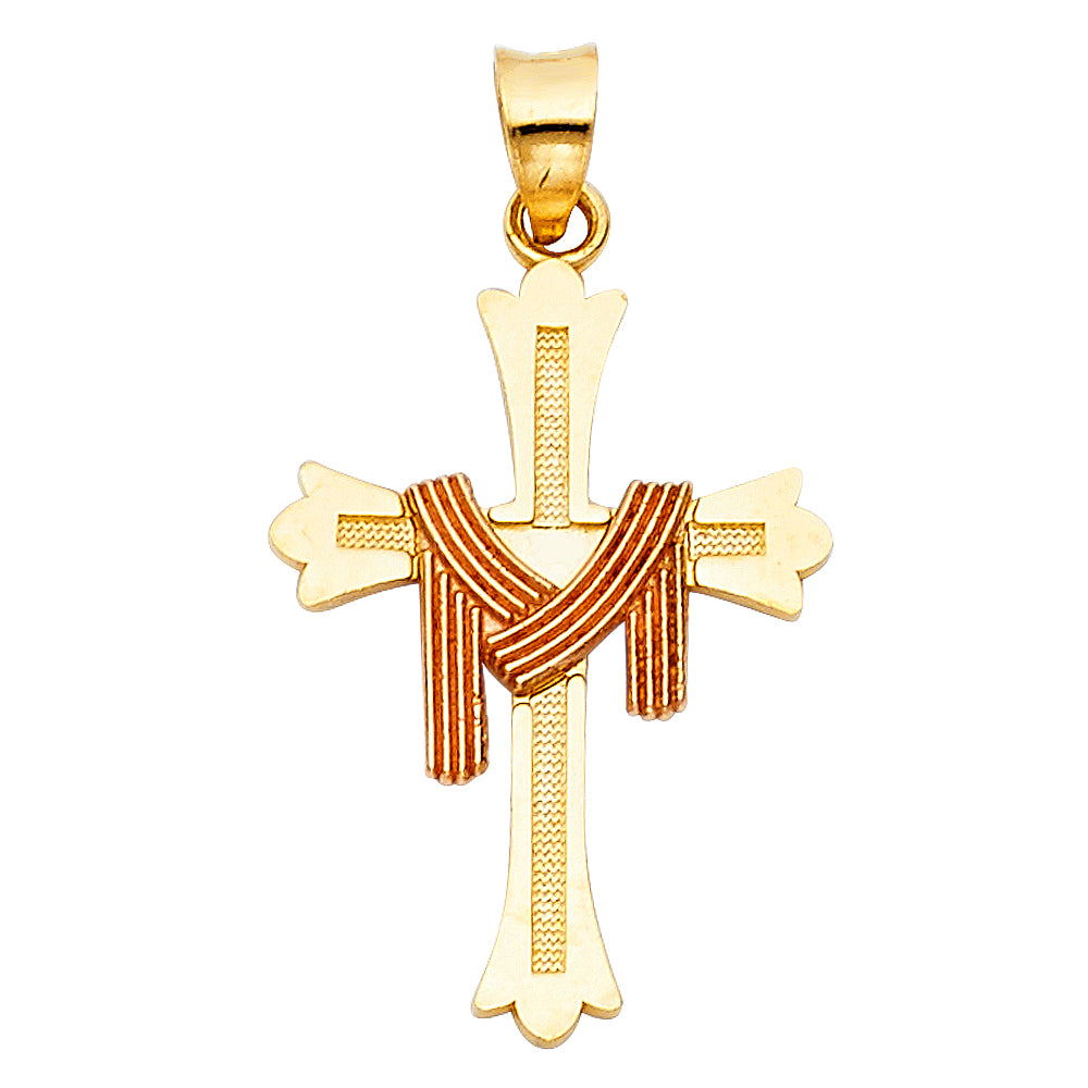 Crucifix Pendants - 14K GOLD - PT1018