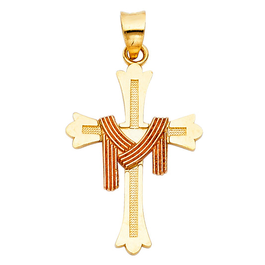 Crucifix Pendants - 14K GOLD - PT1018