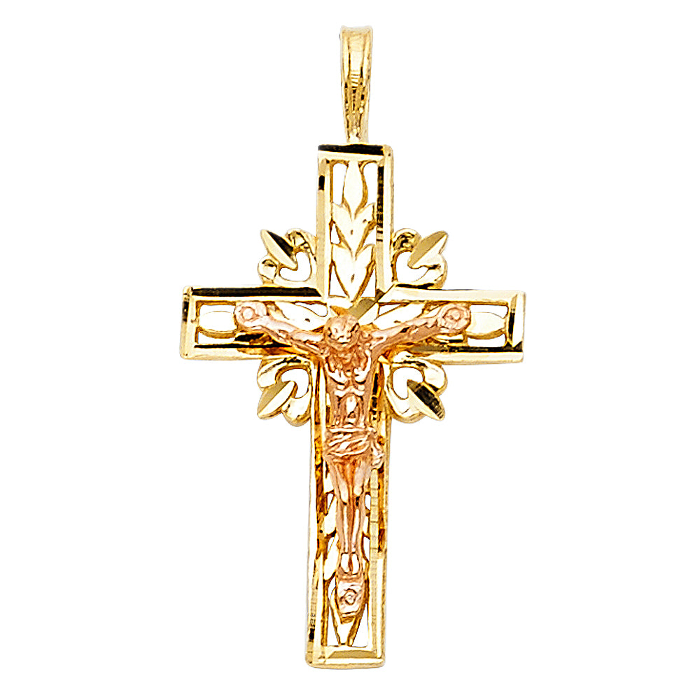 Crucifix Pendants - 14K GOLD - PT1022