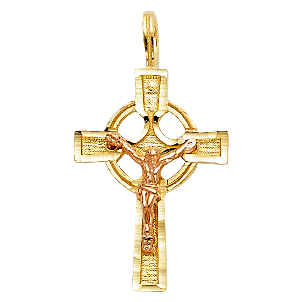 Crucifix Pendants - 14K GOLD - PT1025