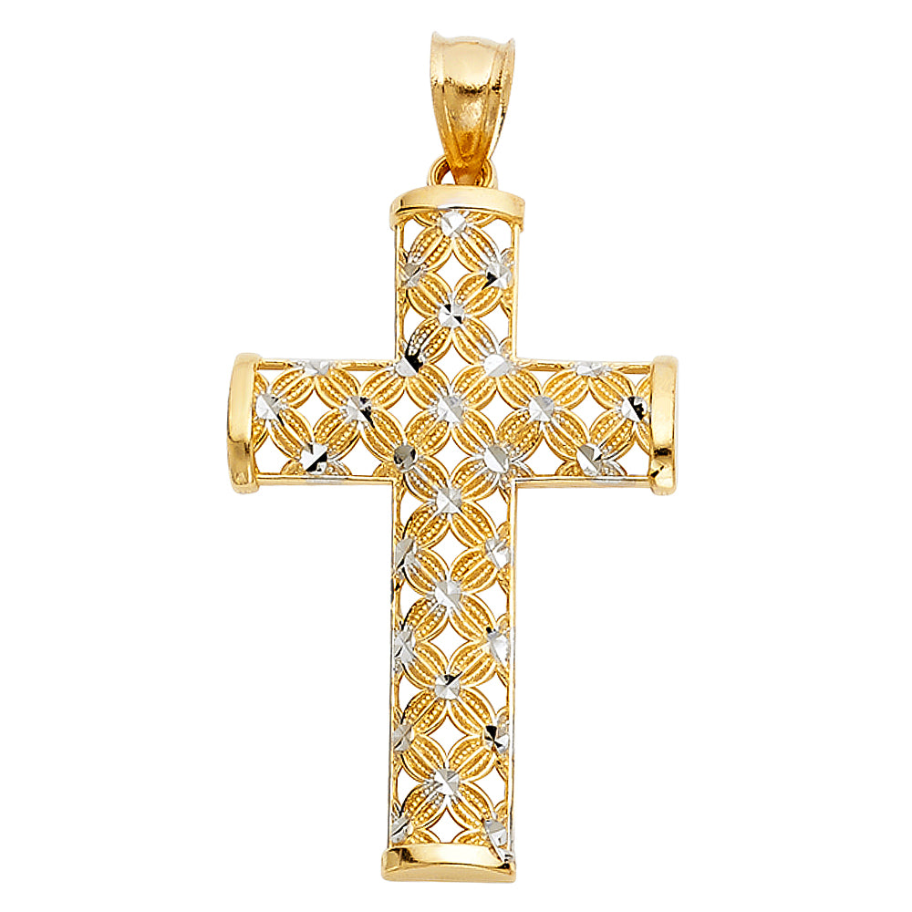 Crucifix Pendants - 14K GOLD - PT115