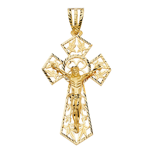 Crucifix Pendants - 14K GOLD - PT1209