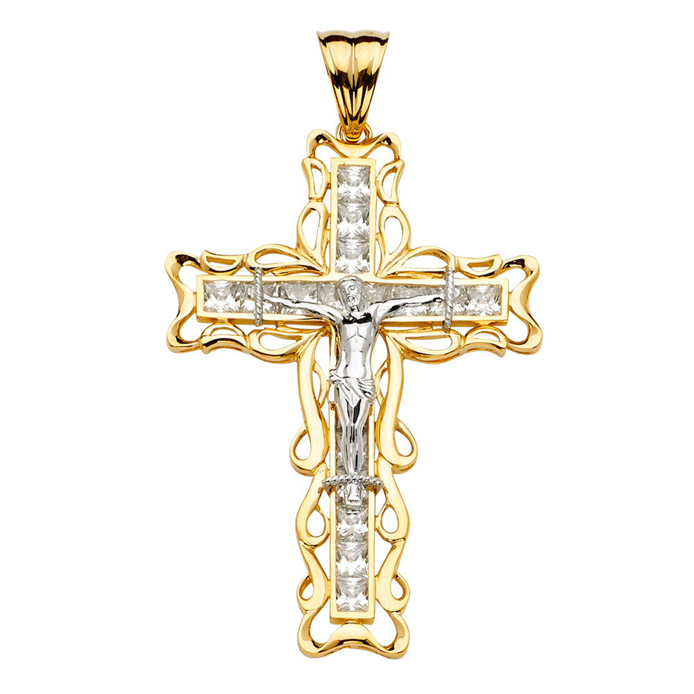 Crucifix Pendants - 14K GOLD - PT2154