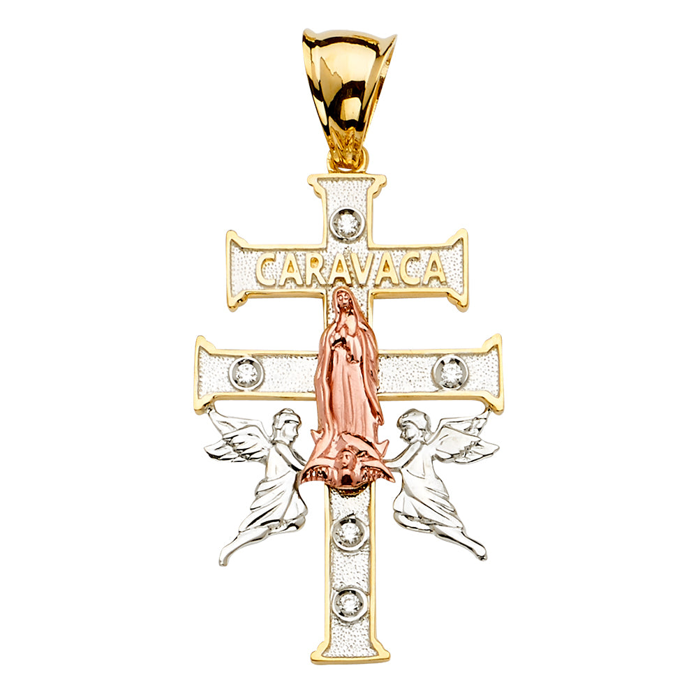 Crucifix Pendants - 14K GOLD - PT2156