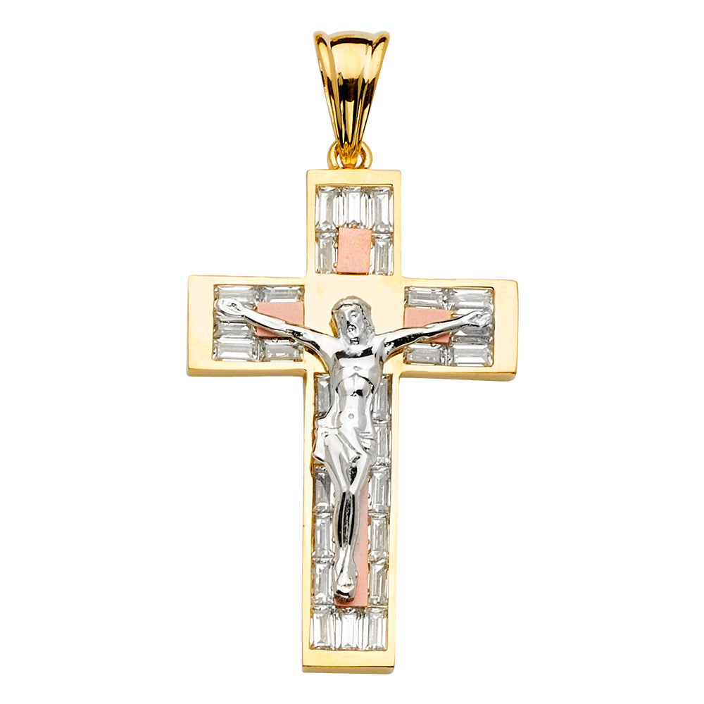 Crucifix Pendants - 14K GOLD - PT2159