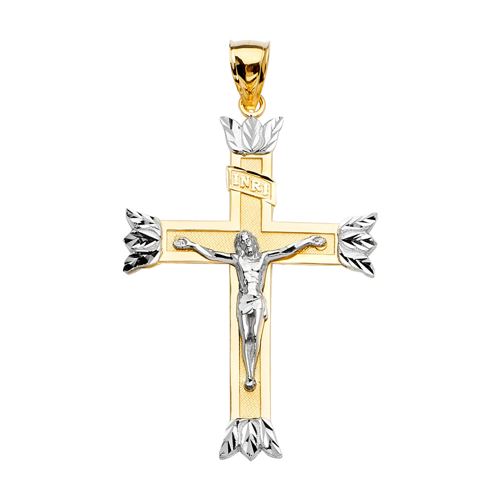Fancy Crucifix Pendants - 14K GOLD - PT2177