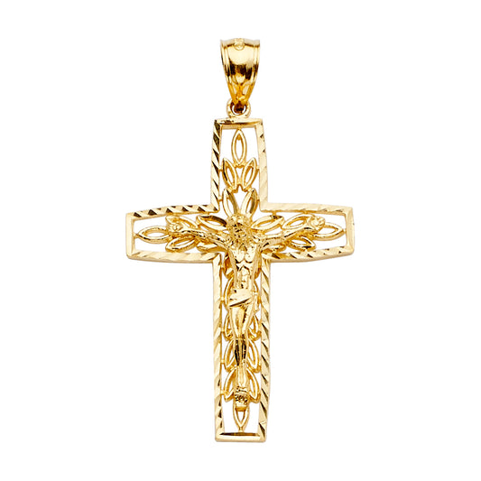 Fancy Crucifix Pendants - 14K GOLD - PT2183