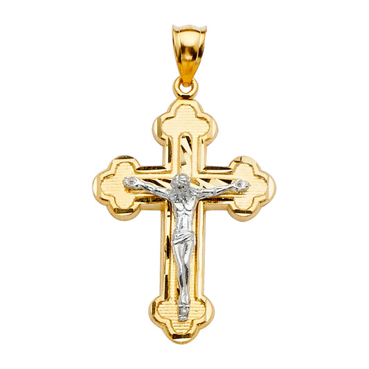 Fancy Crucifix Pendants - 14K GOLD - PT2185