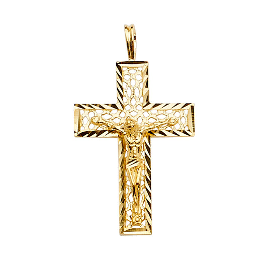 Fancy Crucifix Pendants - 14K GOLD - PT2187