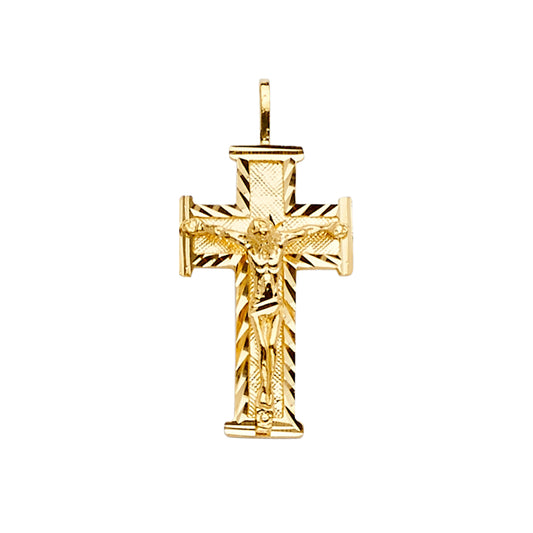 Fancy Crucifix Pendants - 14K GOLD - PT2189