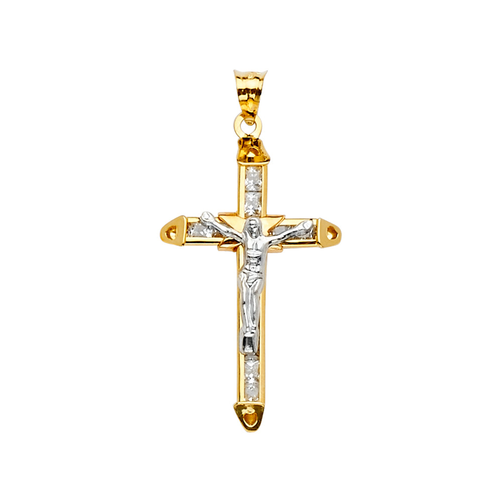 Fancy Crucifix Pendants - 14K GOLD - PT2196