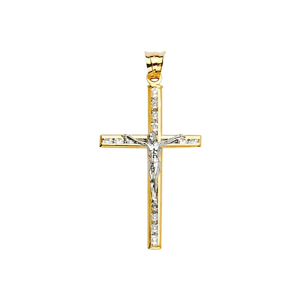 Fancy Crucifix Pendants - 14K GOLD - PT2197