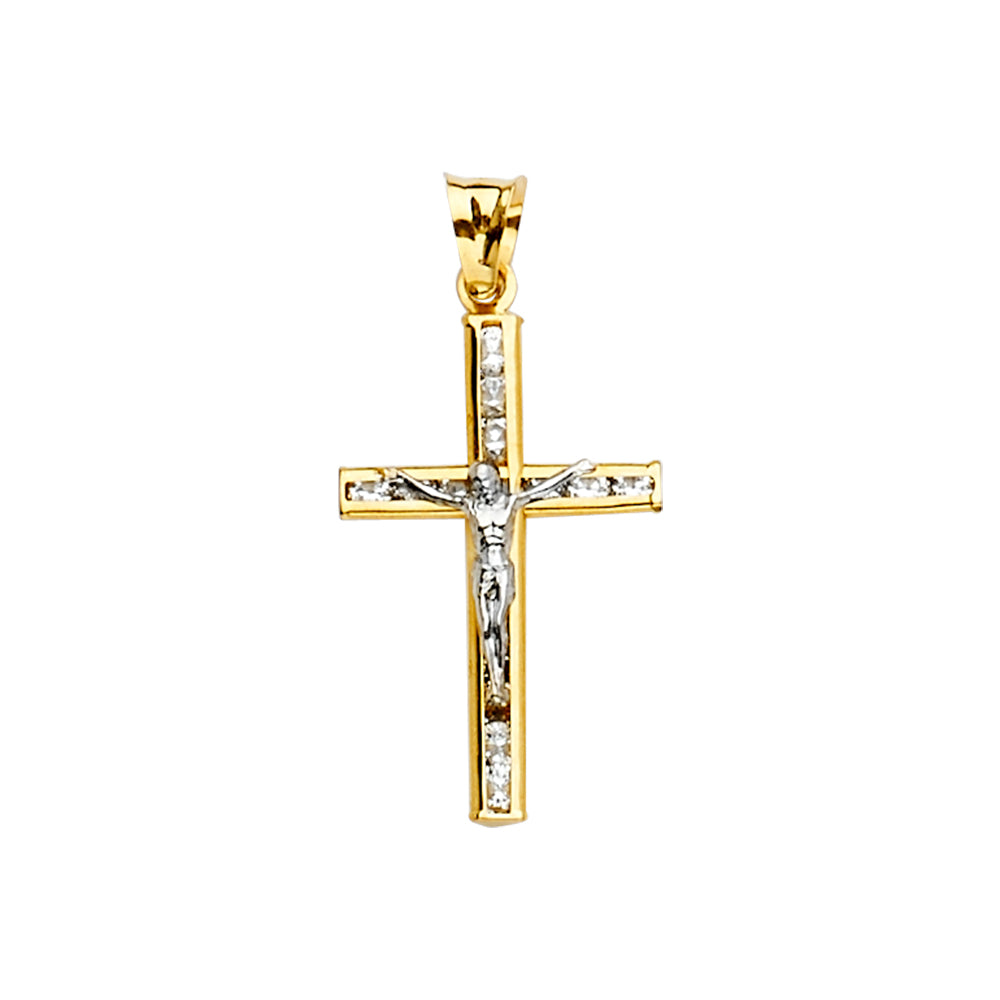 Fancy Crucifix Pendants - 14K GOLD - PT2198