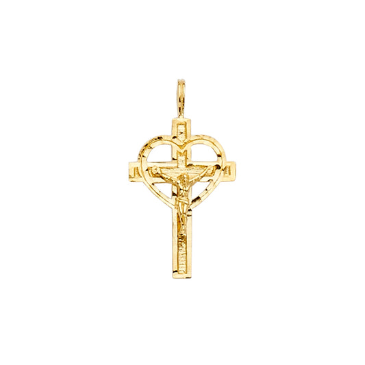 Fancy Crucifix Pendants - 14K GOLD - PT2201