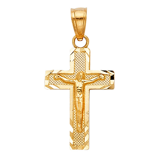 Crucifix Pendants - 14K GOLD - PT43