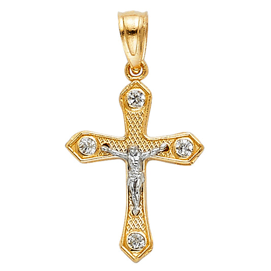 Crucifix Pendants - 14K GOLD - PT77