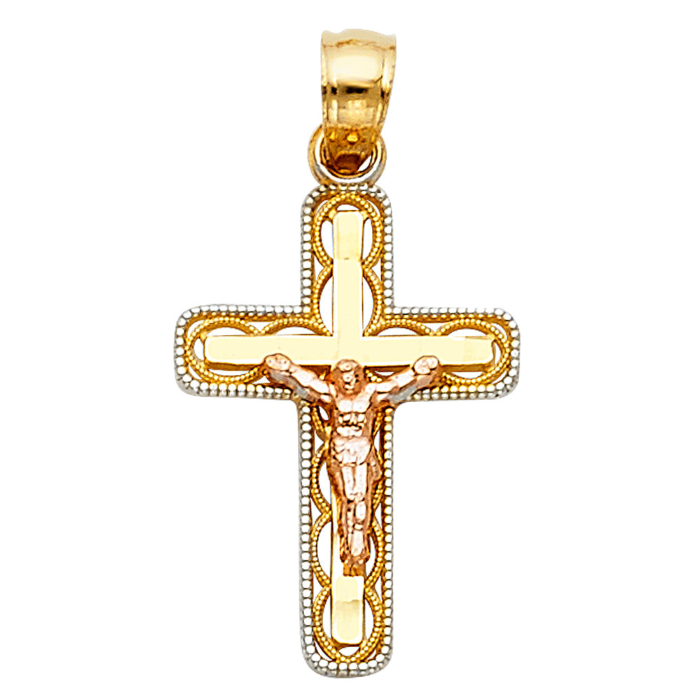 Crucifix Pendants - 14K GOLD - PT82