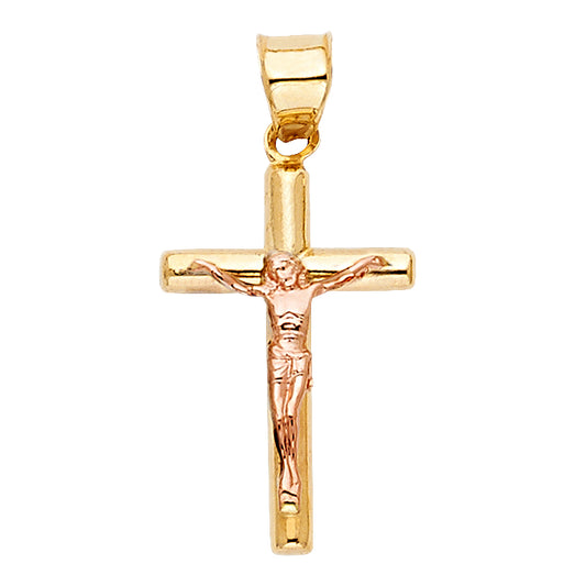 Crucifix Pendants - 14K GOLD - PT848