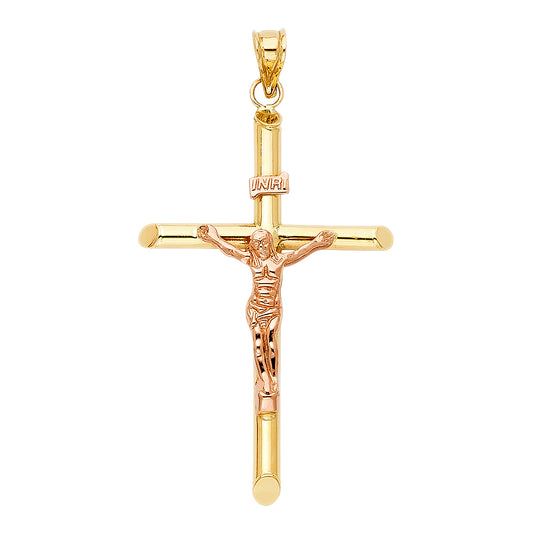 Crucifix Pendants - 14K GOLD - PT853