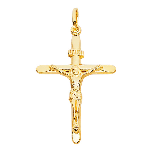 Crucifix Pendants - 14K GOLD - PT855