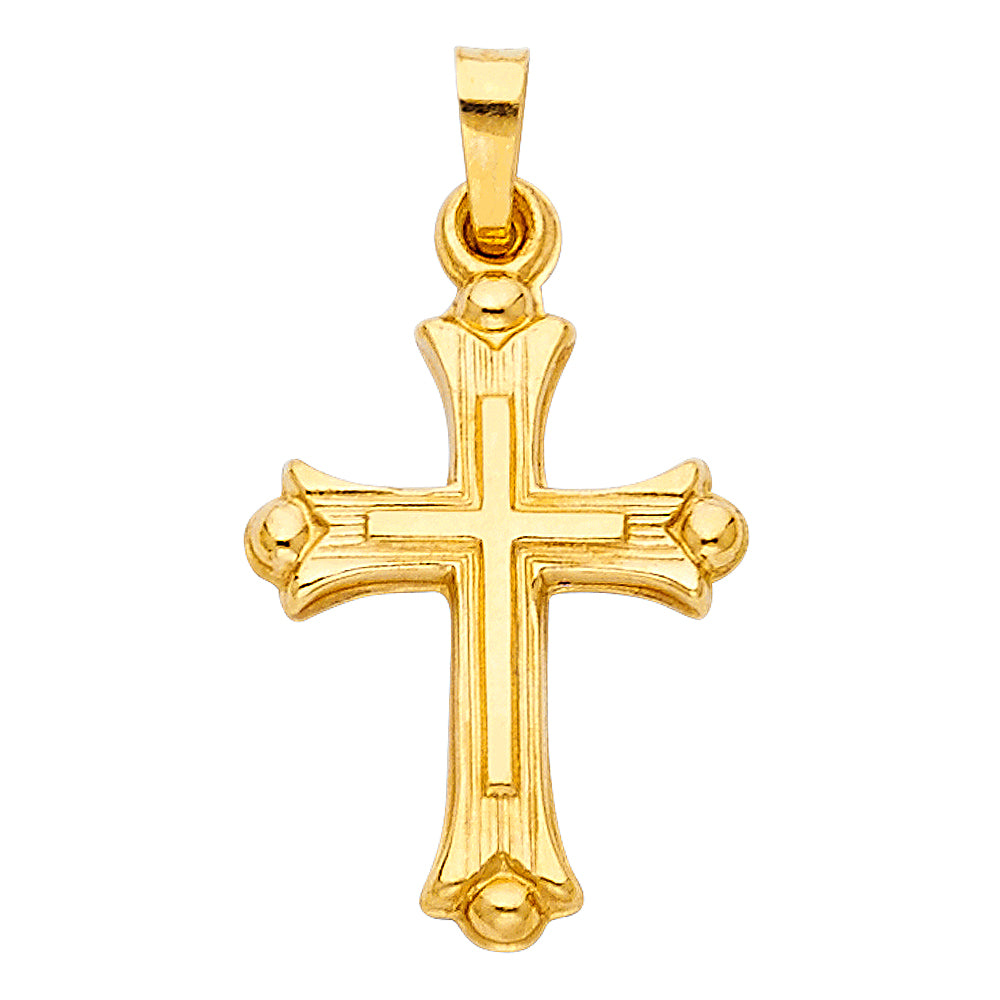 Cross Pendants - 14K GOLD - PT886