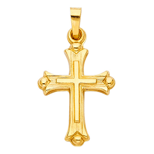 Cross Pendants - 14K GOLD - PT886