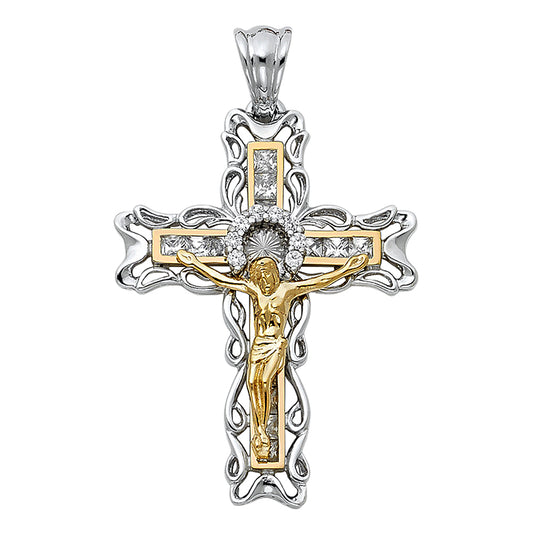Crucifix Pendants - 14K GOLD - PT934
