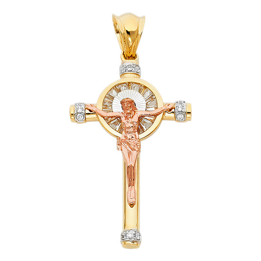Crucifix Pendants - 14K GOLD - PT941