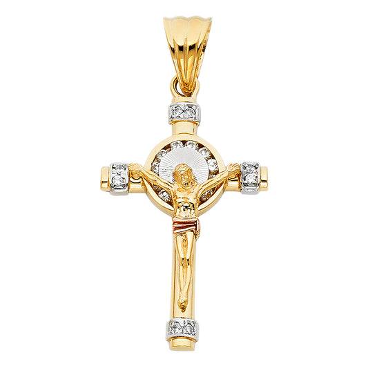 Crucifix Pendants - 14K GOLD - PT942