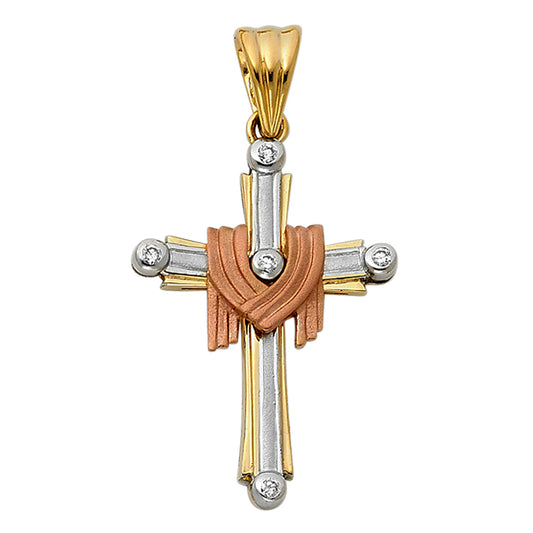 Crucifix Pendants - 14K GOLD - PT957
