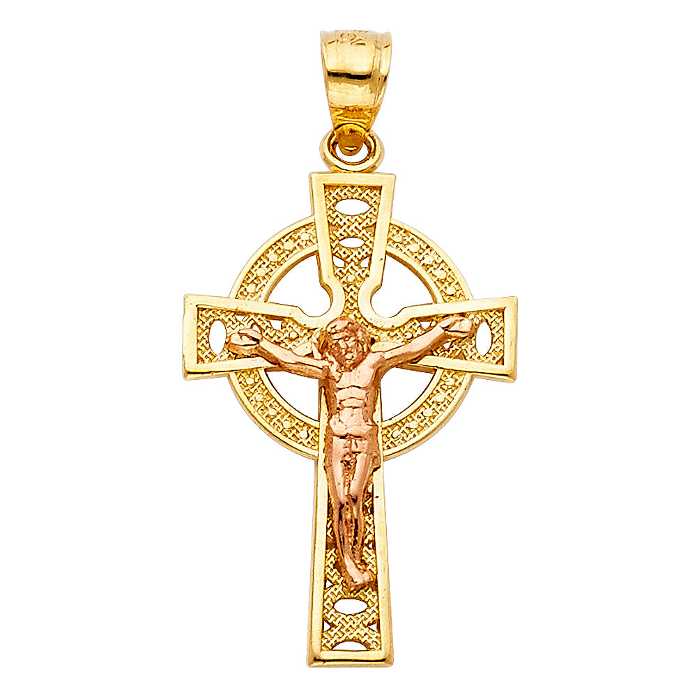 Crucifix Pendants - 14K GOLD - PT978