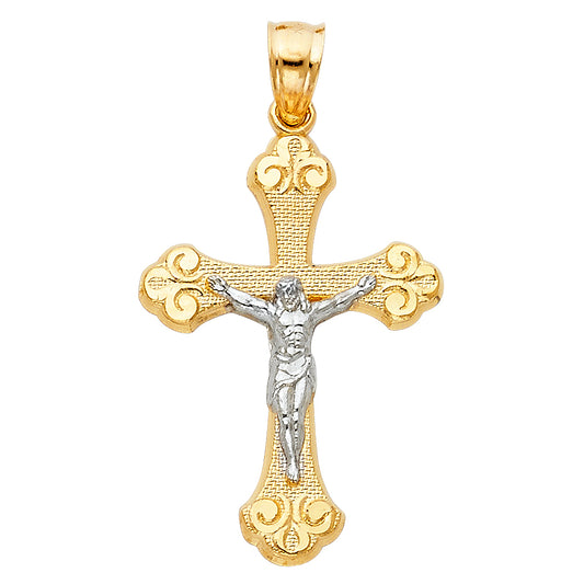 Crucifix Pendants - 14K GOLD - PT979