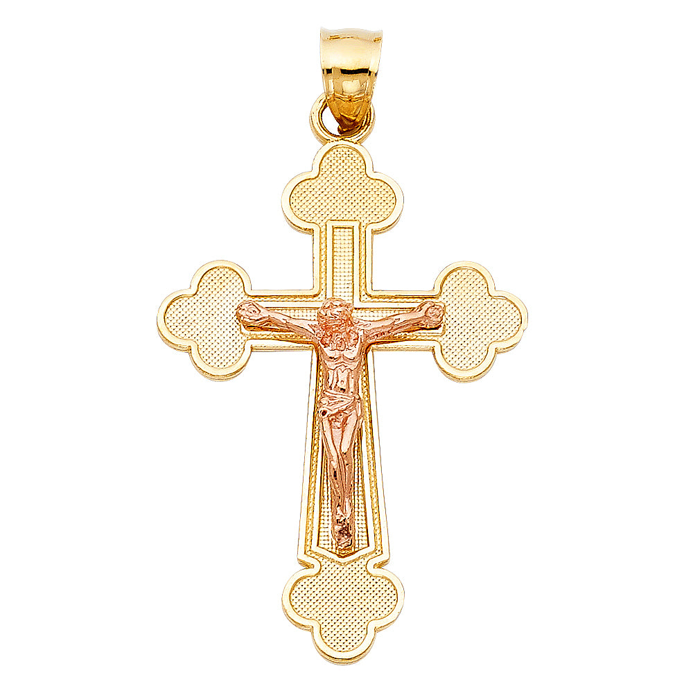 Crucifix Pendants - 14K GOLD - PT993